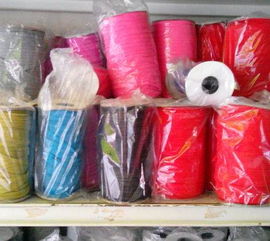 3mm及19mm走馬普通黑白松緊帶42號膠絲，廠價直銷現貨供應